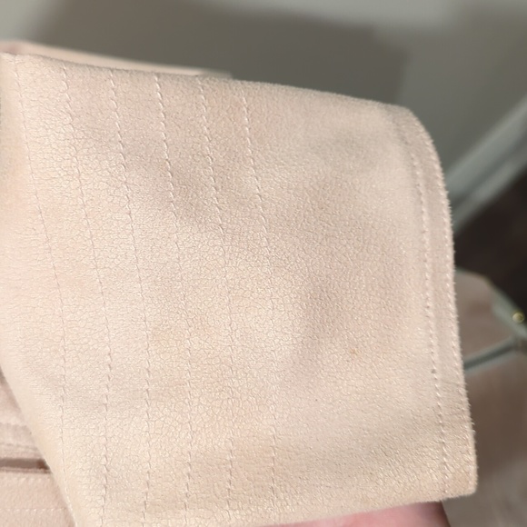 Vex Collection Pink Faux Suede open Jacket - Picture 4 of 10